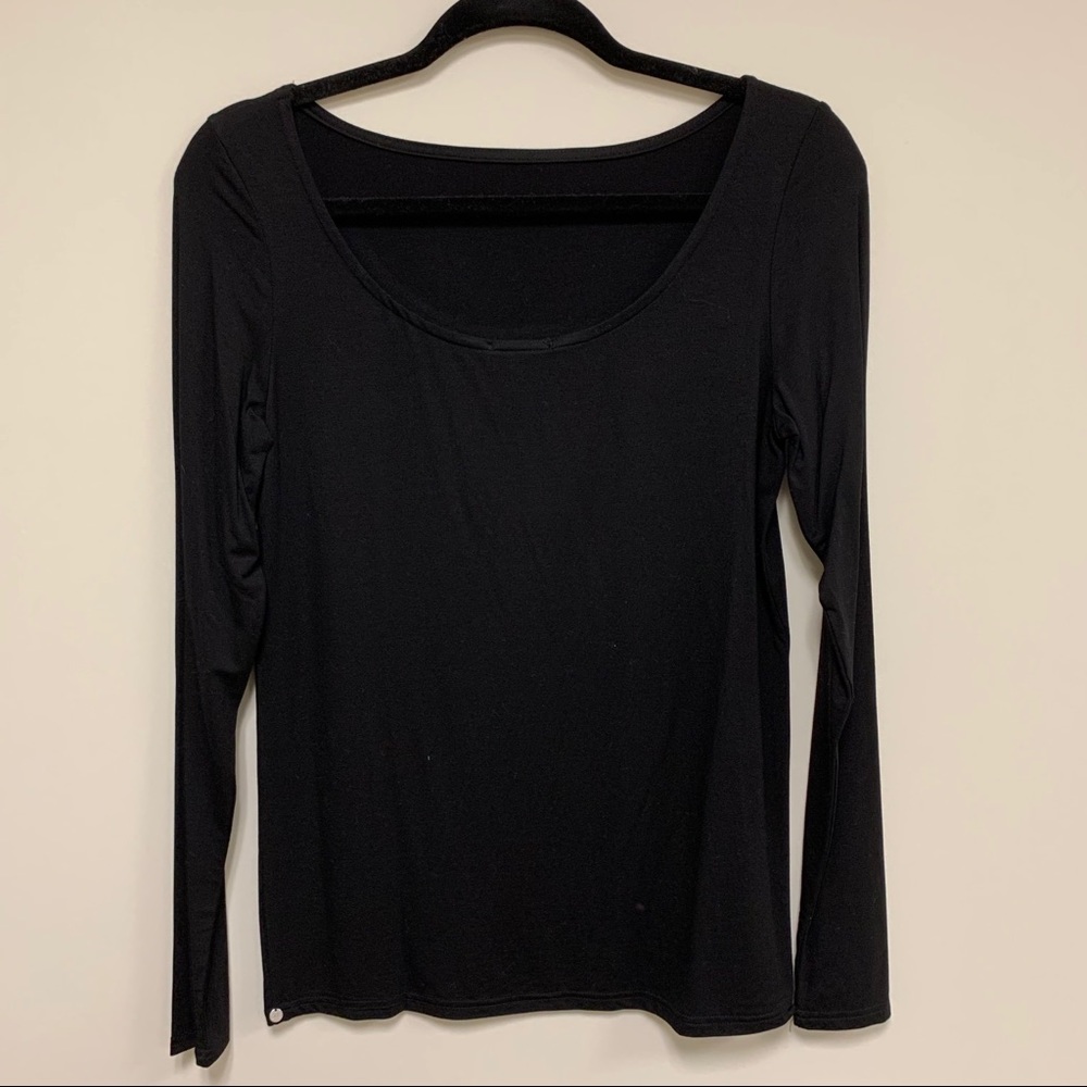Ballet Neck LS Tee - Picture 2 of 2